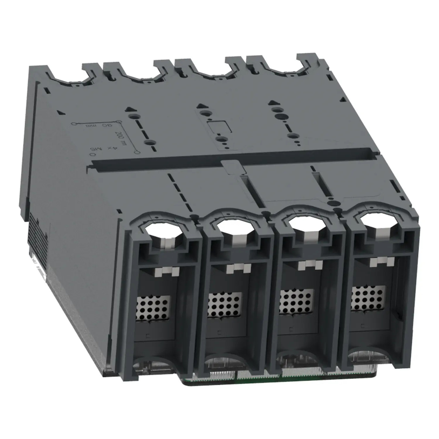 C40F44V400 - Disjoncteur différentiel 400A Schneider 4P4D réglable de 160A à 400A - MicroLogic 4.3 Vigi - 36kA - NSX400F