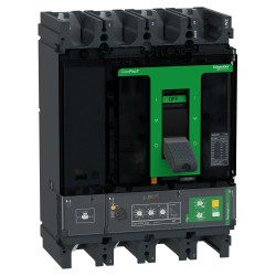 C40F44V400 - Disjoncteur différentiel 400A Schneider 4P4D réglable de 160A à 400A - MicroLogic 4.3 Vigi - 36kA - NSX400F