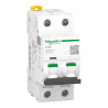 A9F73240 Schneider iC60N - Disjoncteur bipolaire 40A - 2P - Courbe B - 6/10kA - Bornes à vis - Acti9 iC60