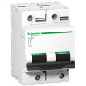 A9N18459 Schneider C120H - Disjoncteur bipolaire 125A - 2P - Courbe C - 15kA - Bornes à vis - 3 modules - Acti9 C120