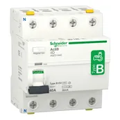 Interrupteur différentiel type B Schneider Acti9 iID 4P 40A 30mA