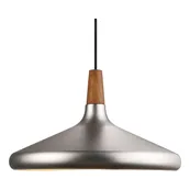 Suspension Nordlux acier brossé Nori 39 design scandinave pour ampoule LED E27